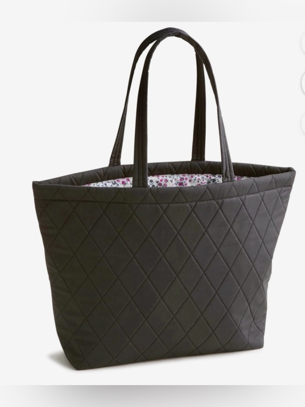 Brand New with Tags VERA BRADLEY Moonless Black Quilted Tote Bag Retail $110